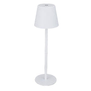 Rechargeable Touch Control Tall Table Lamp, Wireless Ambient Night Light for Bedroom – White