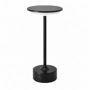 Iron Art LED Night Light, Touch Sensor, Rechargeable, Ambient Table Lamp, Gift for Birthday – black