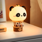 Silicone Panda Cartoon Night Light, Cute Desk Lamp, Touch USB, Birthday Gift Table Lamp