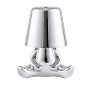 LED Thinker Golden Man Table Lamp, USB Charging, Bedside Desk Decor, Atmosphere Night Light – Section B silver