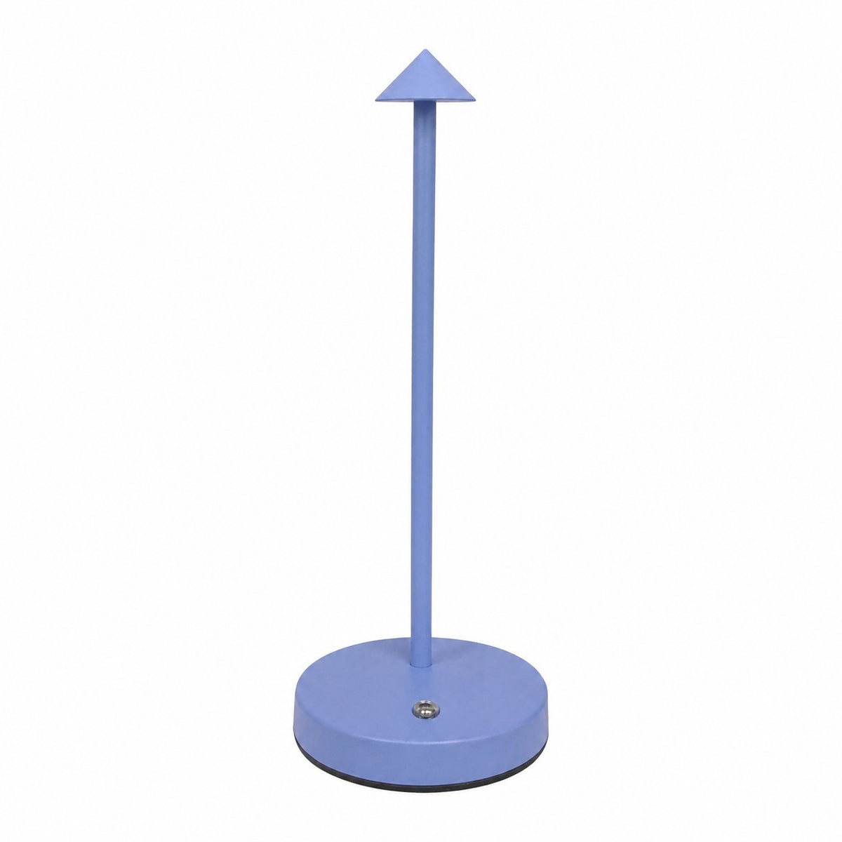 LED Table Lamp for Bedroom, Modern Simple Metal Desk Lamp, Wireless – Blue