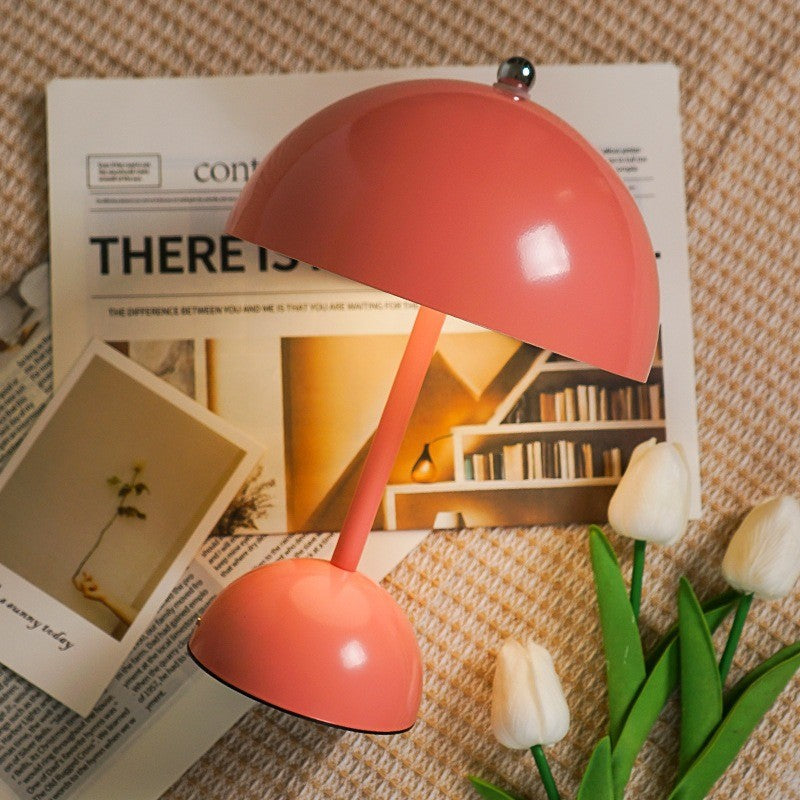 Flower Bud Night Light, Acrylic Bedside Lamp for Bedroom Study, Touch, Battery Powered