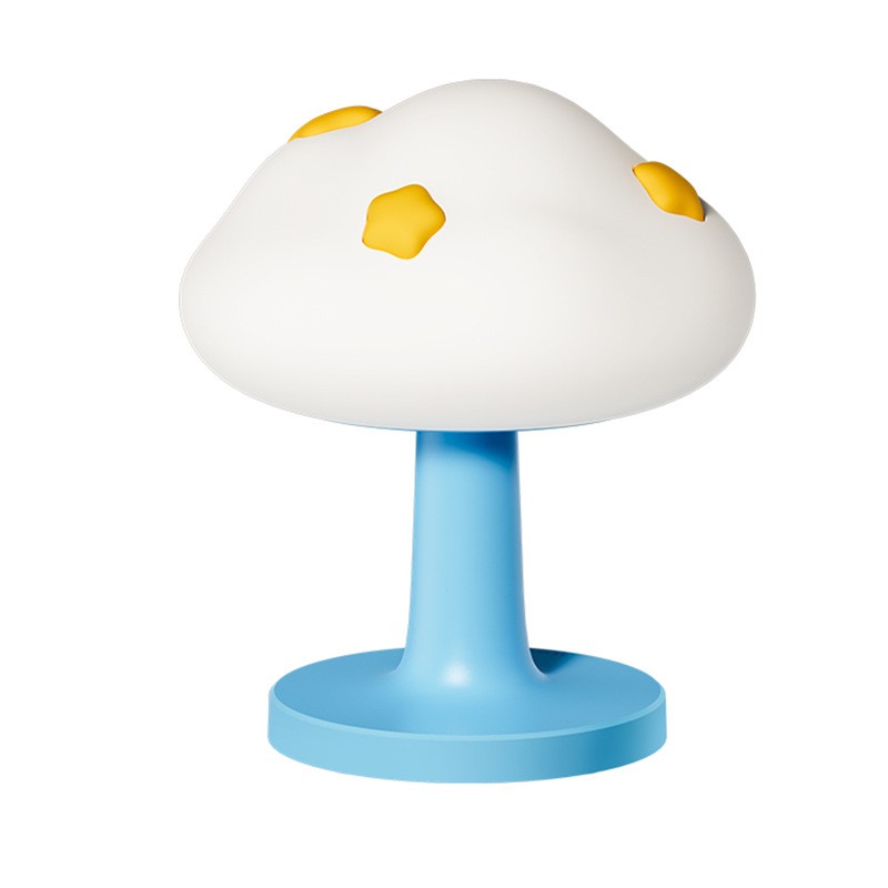 Cloud LED Night Light, USB Rechargeable Touch Lamp for Kids Bedroom, Silicone Desktop Table