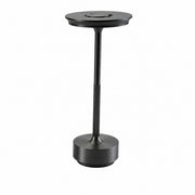 LED Table Lamp Night Light, USB Rechargeable, Touch Dimming, Eye-Protection, Bedroom – Dark gray