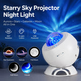 Starry Sky Projector Night Light, Planet Shape, USB Powered, Ambient Lamp for Bedroom, Gift