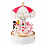 Carousel Music Box Night Light, Wireless Bluetooth Speaker, Girls Gift, Bedside Lamp Table – Bluetooth