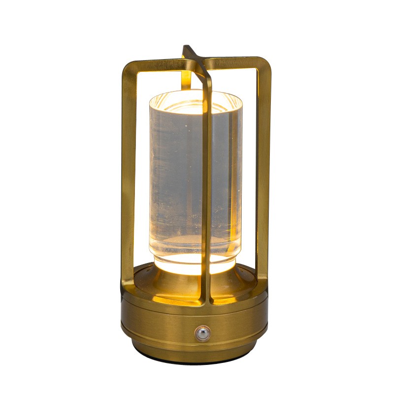 Rechargeable Touch LED Night Light, All-Aluminum, Acrylic, Camping Tent Decor, Bedroom
