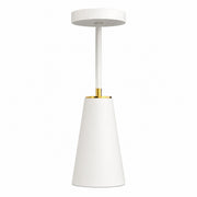 Metal LED Night Light, USB Rechargeable, Wireless Charging, Modern Simple Table Lamp for – White