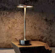 Aluminum UFO Table Lamp, Retro Creative, USB Rechargeable Touch LED, Eye Protection Night