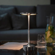 Aluminum UFO Table Lamp, Retro Creative, USB Rechargeable Touch LED, Eye Protection Night
