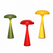 Jellyfish Mushroom Table Lamp, USB Touch Night Light, Creative Atmosphere Decor for Bar – Red