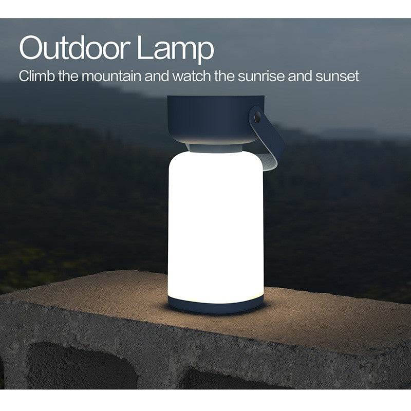 Portable LED Table Lamp, Touch Control, Rechargeable, Camping & Night Light