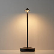 LED Table Lamp for Bedroom, Modern Simple Metal Desk Lamp, Wireless