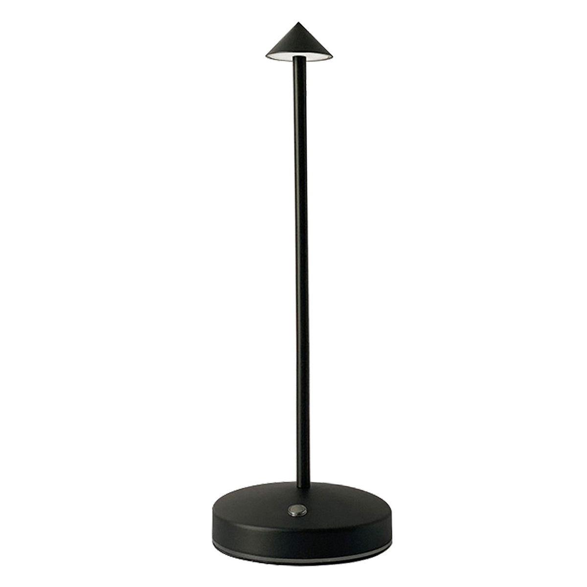 LED Table Lamp for Bedroom, Modern Simple Metal Desk Lamp, Wireless