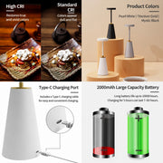 Metal LED Night Light, USB Rechargeable, Wireless Charging, Modern Simple Table Lamp for