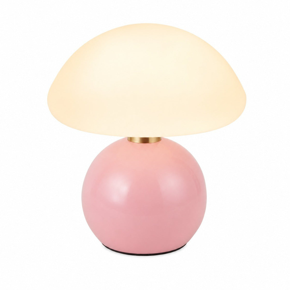 French Cream Style LED Table Lamp, Bedside Night Light, Scandinavian Romantic Decor, Touch – Pink