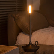 LED Touch Table Lamp, USB Rechargeable, Wireless, Metal Modern Night Light