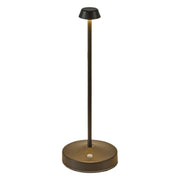 Wireless USB LED Desk Lamp, Dimmable Bedside Reading Light, Touch Control, Modern Metal