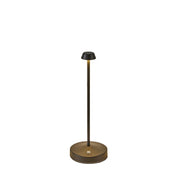 Wireless USB LED Desk Lamp, Dimmable Bedside Reading Light, Touch Control, Modern Metal