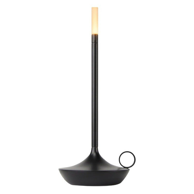 LED Touch Table Lamp, USB Rechargeable, Wireless, Metal Modern Night Light