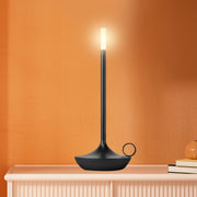 LED Touch Table Lamp, USB Rechargeable, Wireless, Metal Modern Night Light