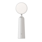 Rechargeable LED Table Lamp, Touch Dimming, 3-Color, Modern Simple Home – White