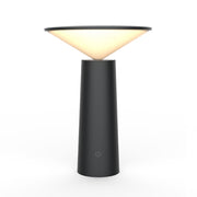 LED Table Lamp, Scandinavian Minimalist, USB Charging, Night Light for Bedside Restaurant – Black