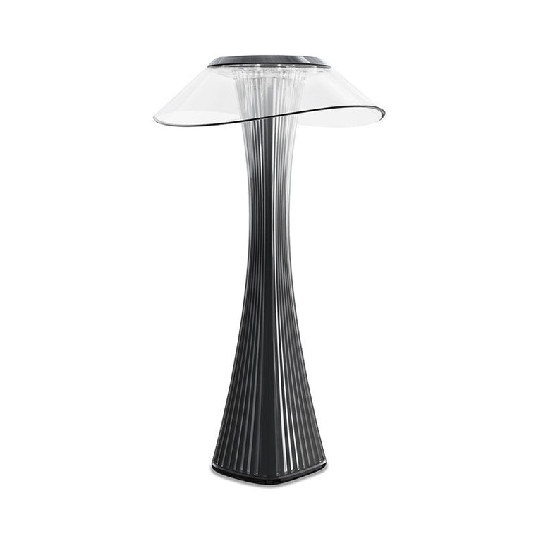 Small Waist Table Lamp, LED Touch Charging, 3-Color Dimmable, USB, Bedside Night Light – starry gray