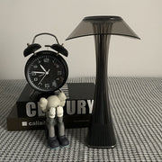 Small Waist Table Lamp, LED Touch Charging, 3-Color Dimmable, USB, Bedside Night Light