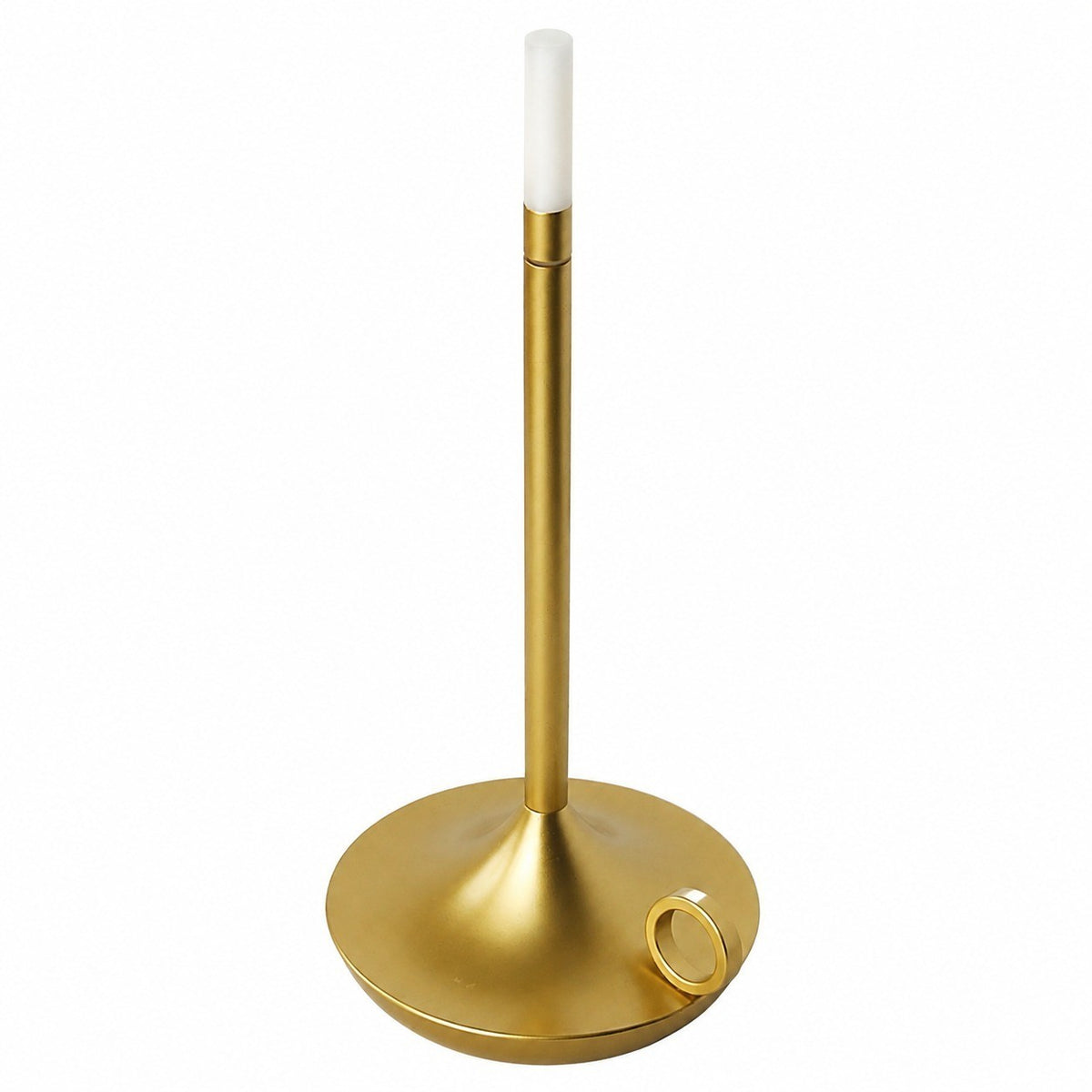 LED Touch Table Lamp, USB Rechargeable, Wireless, Metal Modern Night Light – Gold