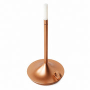 LED Touch Table Lamp, USB Rechargeable, Wireless, Metal Modern Night Light – Rose Gold