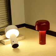 Wireless LED Table Lamp, Modern Simple Bedside Lamp, Metal Base, Yellow
