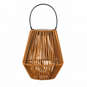 Handmade Rattan Solar Night Light, Portable LED Camping Lamp, IP44 Waterproof Table Lamp – Solar rattan portable lamp-a