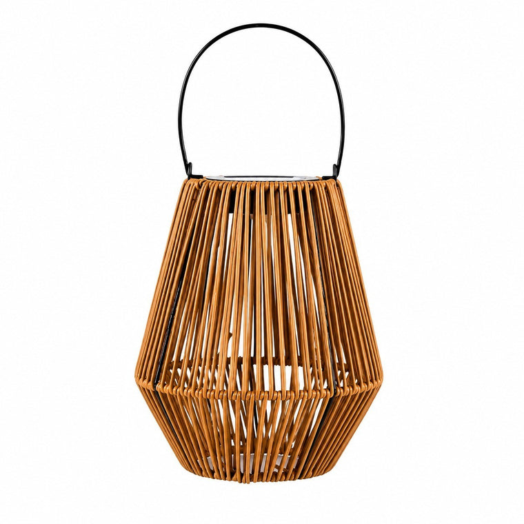 Handmade Rattan Solar Night Light, Portable LED Camping Lamp, IP44 Waterproof Table Lamp – Solar rattan portable lamp-a