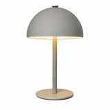Rechargeable Table Lamp, Nordic Flower Bud Design, Bedside Night Light, Living Room Bedroom – Grey