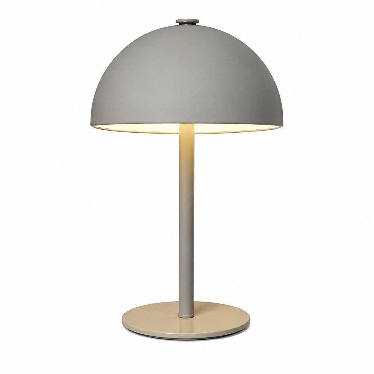 Rechargeable Table Lamp, Nordic Flower Bud Design, Bedside Night Light, Living Room Bedroom – Grey