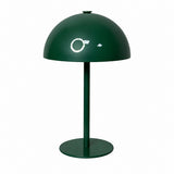 Rechargeable Table Lamp, Nordic Flower Bud Design, Bedside Night Light, Living Room Bedroom – Dark green