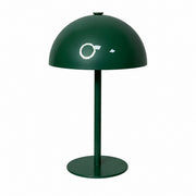 Rechargeable Table Lamp, Nordic Flower Bud Design, Bedside Night Light, Living Room Bedroom – Dark green
