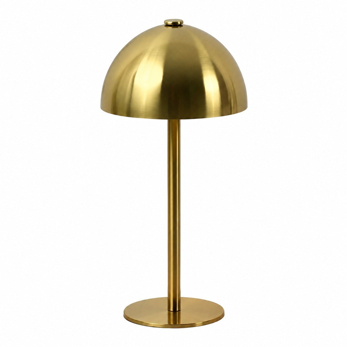 Metal Mushroom Table Lamp, Two-Section Flower Bud Design, Bedside Night Light, Bedroom & – Gold