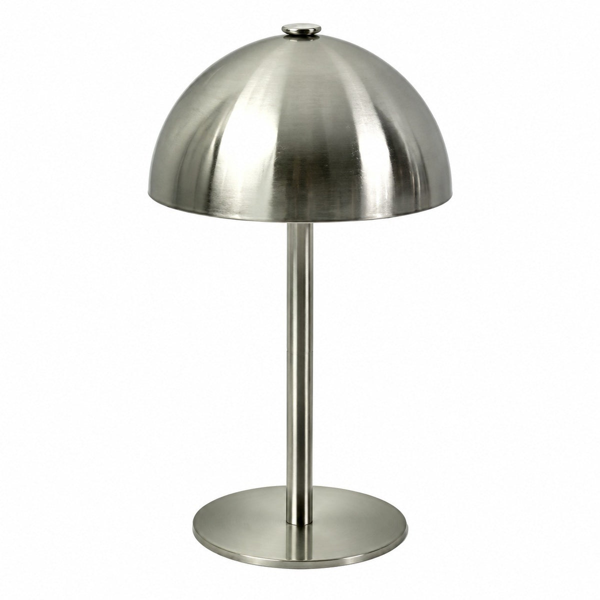 Nordic Metal Bedside Table Lamp, Flower Bud Design, Night Light for Living Room Bedroom – Silver