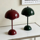 Danish Retro Flower Bud Table Lamp, Metal, Modern Simple, Living Room Bedroom Night Light