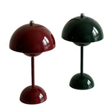 Danish Retro Flower Bud Table Lamp, Metal, Modern Simple, Living Room Bedroom Night Light