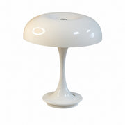 Rechargeable Mushroom Night Light, Cream Style, Table Lamp for Bedroom, Restaurant, Hotel – White