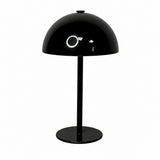 Rechargeable Table Lamp, Nordic Flower Bud Design, Bedside Night Light, Living Room Bedroom – Black
