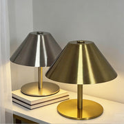 Modern Mushroom Table Lamp, Nordic Style, Metal, Bedside Night Light for Living Room Bedroom