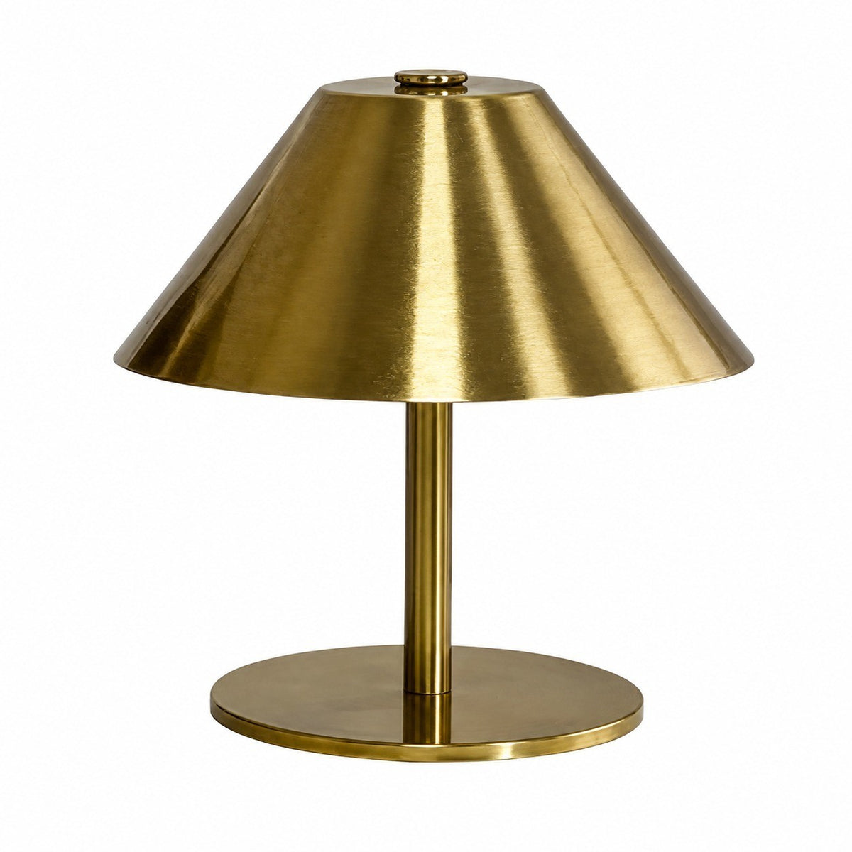Modern Mushroom Table Lamp, Nordic Style, Metal, Bedside Night Light for Living Room Bedroom – Gold (15x17)