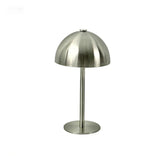 Metal Mushroom Table Lamp, Flower Bud Design, Bedside Nightstand Light, Living Room Decor