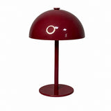 Retro Flower Bud Table Lamp, Metal Bedside Desk Lamp, Yellow, Creative Atmosphere Lighting – Red