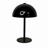 Retro Flower Bud Table Lamp, Metal Bedside Desk Lamp, Yellow, Creative Atmosphere Lighting – Black