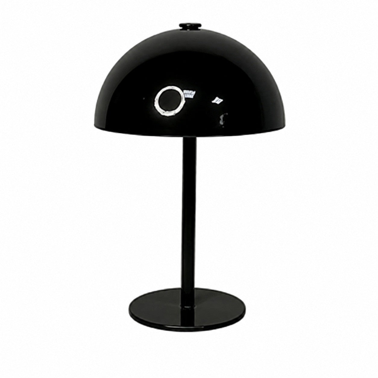 Retro Flower Bud Table Lamp, Metal Bedside Desk Lamp, Yellow, Creative Atmosphere Lighting – Black